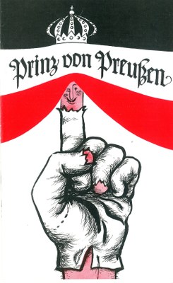 Cover of the program booklet from "Prinz von Preußen", 1978. (Photo: musicallexikon.eu)