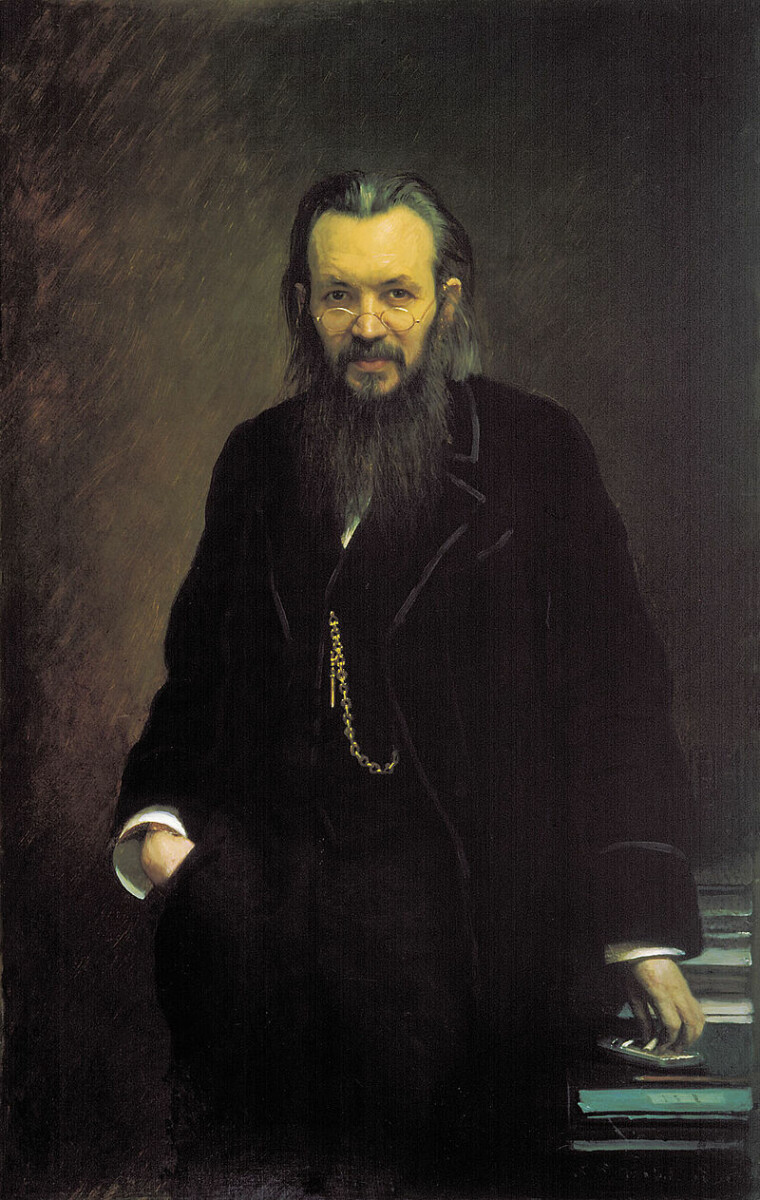 Portrait of the publisher and publicist Alexey Suvorin. (Paiting by  Ivan Kramskoy)