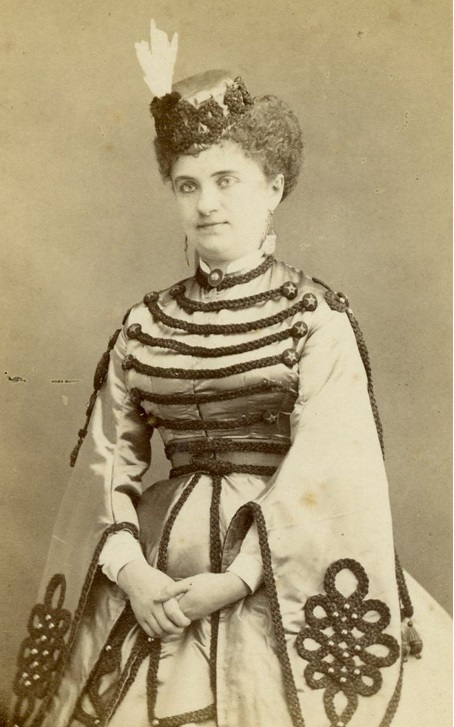 Hortense Schneider as the Grande Duchesse de Gérolstein. (Photo: Ulric Grob, Paris. Collection Laurence Senelick)