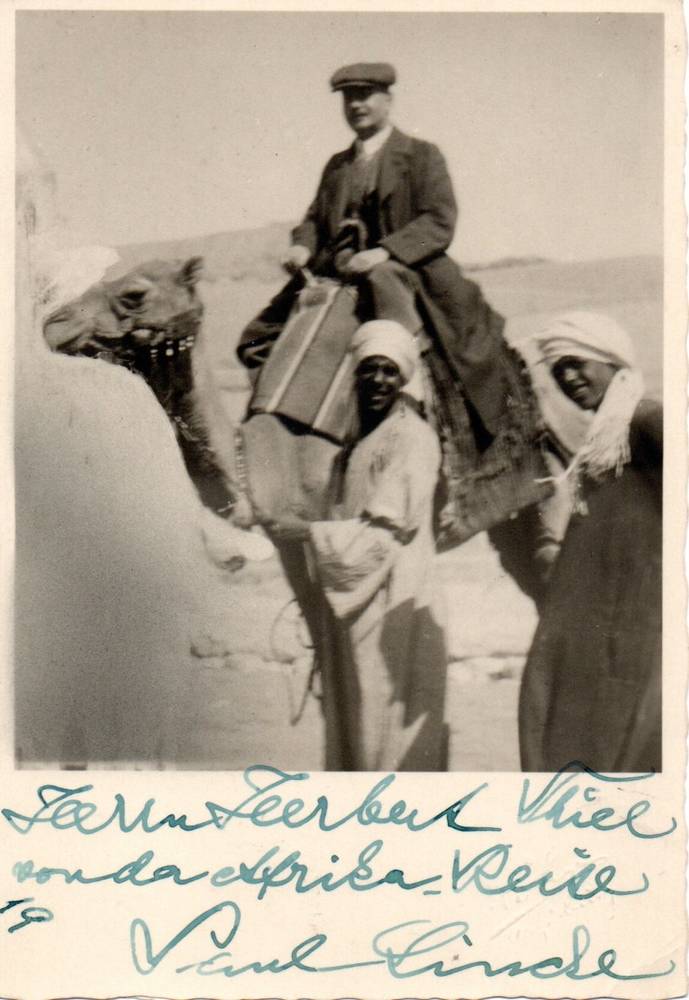 Paul Lincke visiting Africa in 1919. (Photo: Stadtmuseum Berlin)