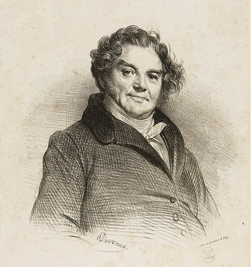 Eugène François Vidocq in a portrait by Achille Devéria, 1828. 
