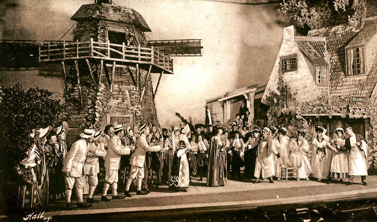 Scene from "The Red Mill," 1906. (Photo from the Collection of John Guidinger)