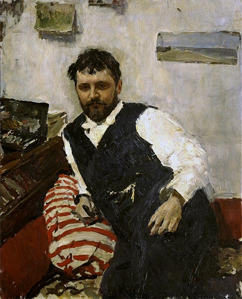 The artist K. A. Korovin in a portrait by Valentin Aleksandrovich Serov, 1891. (Photo: he Tretyakov Gallery Moscow)
