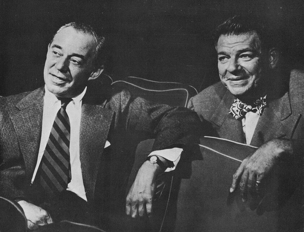 Richard Rodgers (left) and Oscar Hammerstein II, as seen in the souvenir program for "The King and I". (Photo: Unknown author / Wikipedia)
