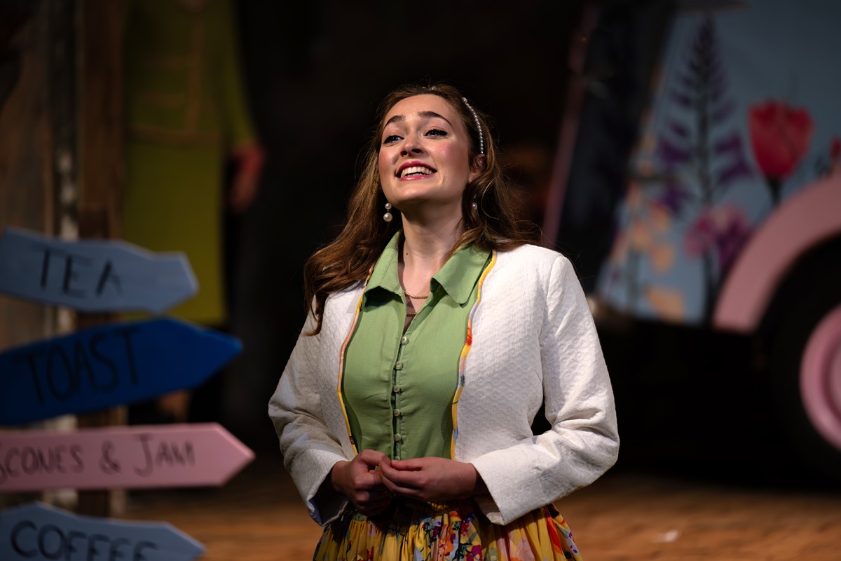 Ellie Neate in "The Scorcerer" at Wilton's Music Hall. (Photo: Bill Knight)