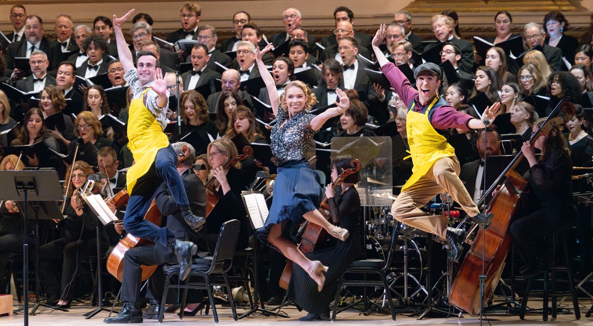 The dancers in "Strike Up the Band". (Photo: Toby Tenenbaum) 