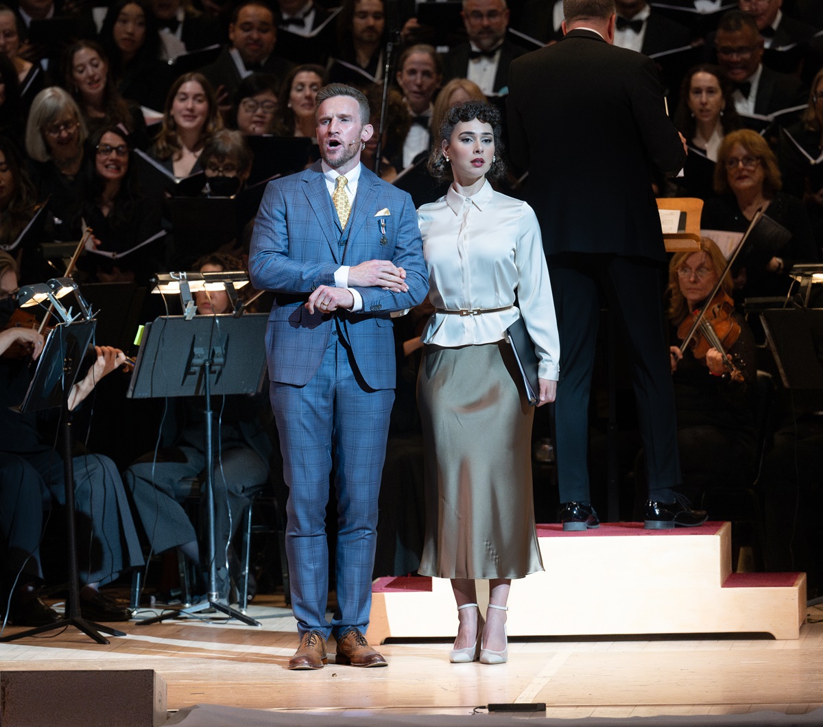 Claybourne Elder and Shereen Ahmed in "Strike up the Band". (Photo: Toby Tenenbaum) 