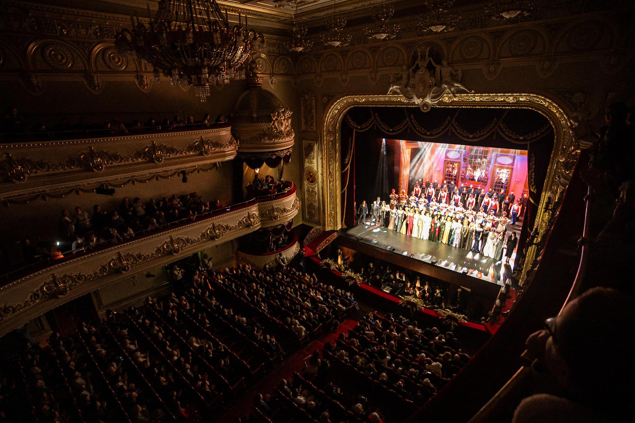 The auditorium of the operetta theater in Kyiv. (Photo: National Operetta of the Ukraine)