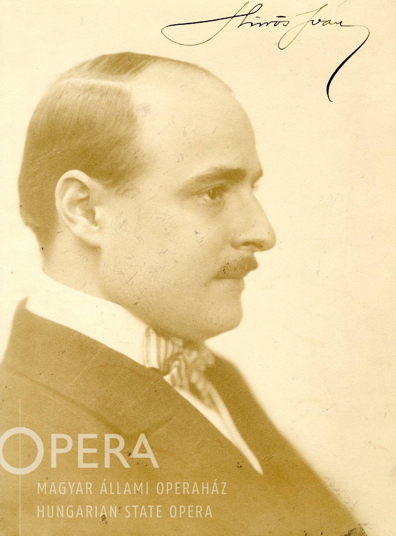 Iván Hűvös in a portrait shown by the Hungarian State Opera. (Photo: Hungarian State Opera)