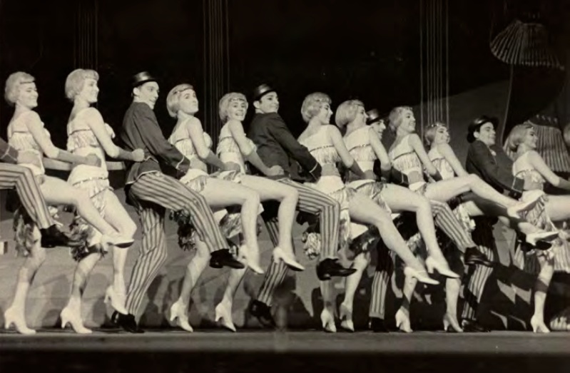 Tanzszene mit dem Ensemble des Friedrichstadt-Palastes (Foto: Aus "Eine Bühne wie keine andere"/Waxmann Verlag)