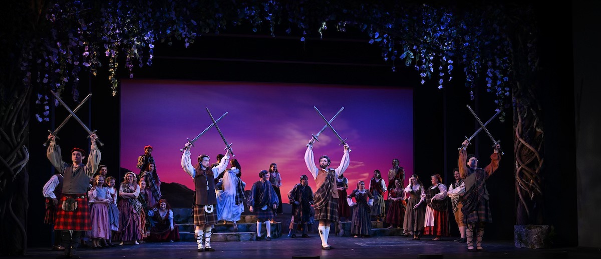 The sword dance scene from the 2025 production of "Brigadoon" at Ohio Light Opera. (Photo: Matt Dilyard)