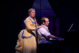 Jenna Justice and Adam Griffiths in “Bitter Sweet” at Ohio Light Opera 2025. (Photo: Matt Dilyard)