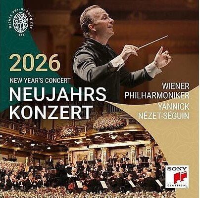 The CD cover of the Neujahrskonzert 2026. (Photo: Sony Classical)