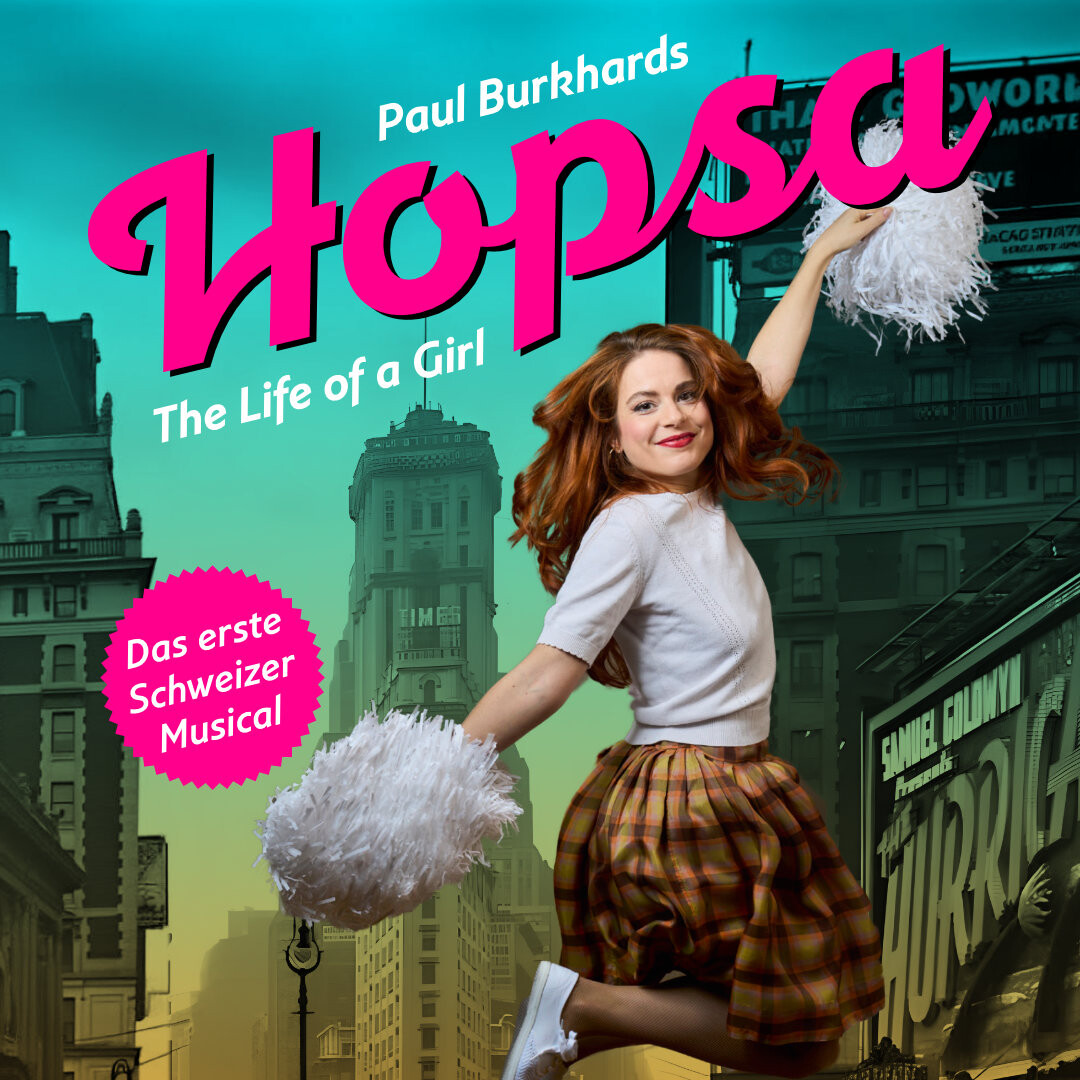 Poster for the "Hopsa" production of 2026. (Photo: Bühne Burgäschi)