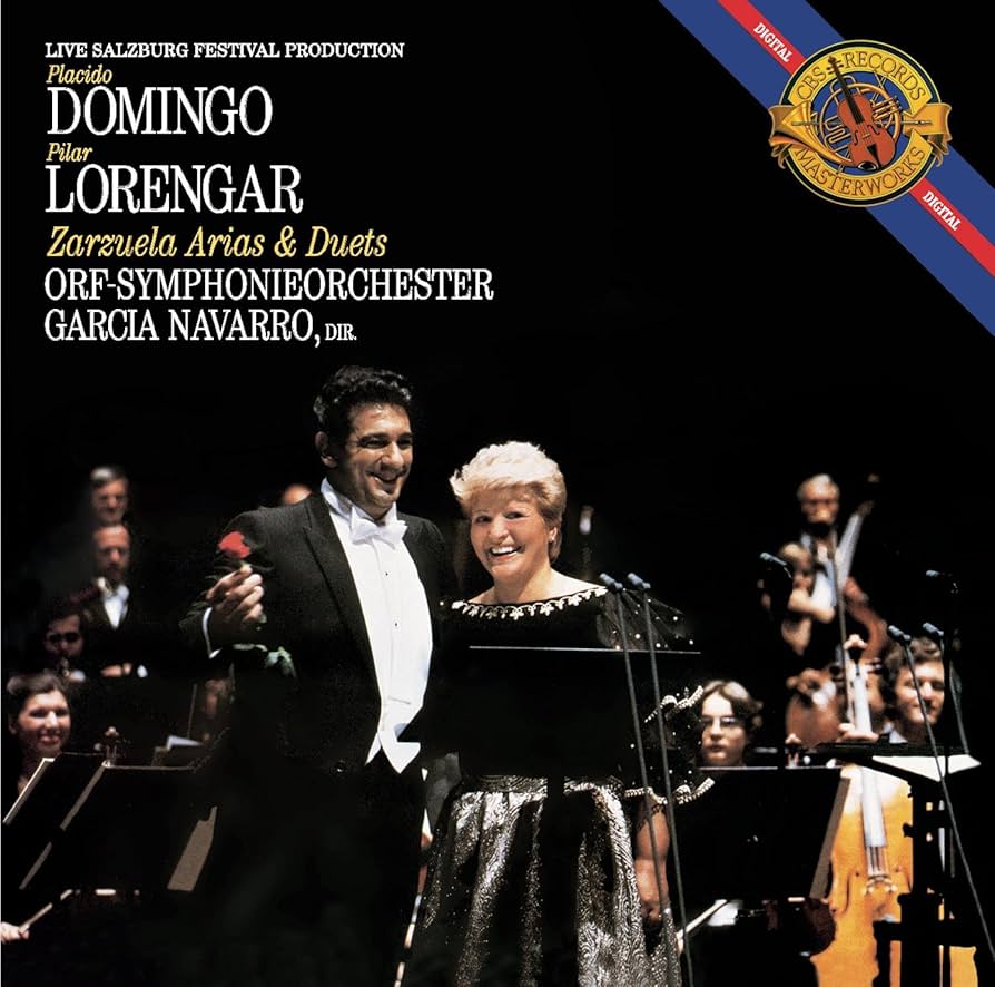 Placido Domingo's "Zarzuela Arias & Duets" with Pilar Lorengar. (Photo: RCA Red Seal/Sony Music)  